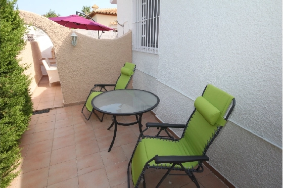 Sommerhaus in Els Poblets  zur Ferienvermietung, Woongedeelte 80 m², Bouwjaar 1996, Zustand gepflegt, + KLIMA, Klimaanlage, Grondstuk 427 m², 2 Slaapkamers, 1 Badkamers, ref.: V-0717-6