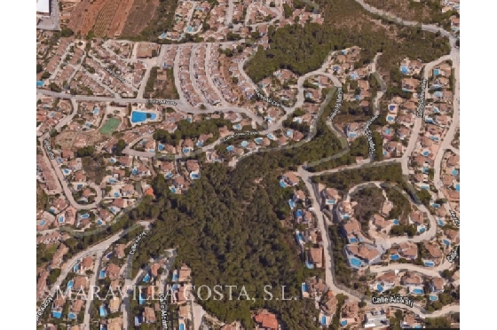 Wohngrundstück in Moraira zu verkaufen, Klimaanlage, Grondstuk 1610 m², Pool, ref.: MV-2355-5