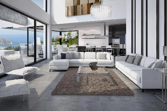 Villa in Moraira(Moraira) zu verkaufen, Woongedeelte 600 m², Grondstuk 1832 m², 4 Slaapkamers, 5 Badkamers, Pool, ref.: HG-3252-3