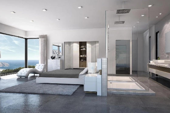 Villa in Moraira(Moraira) zu verkaufen, Woongedeelte 600 m², Grondstuk 1832 m², 4 Slaapkamers, 5 Badkamers, Pool, ref.: HG-3252-4