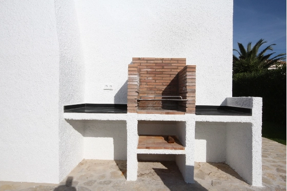 Villa in Els Poblets(Ptda. Barranquets) zur Ferienvermietung, Woongedeelte 114 m², Bouwjaar 1986, Zustand gepflegt, + Zentralheizung, Klimaanlage, Grondstuk 510 m², 3 Slaapkamers, 2 Badkamers, Pool, ref.: T-1118-5