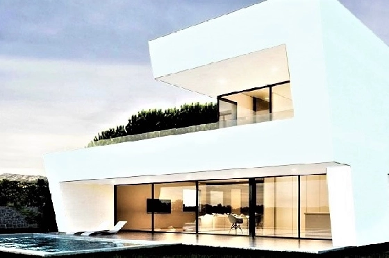 Villa in Moraira(Benimeit) zu verkaufen, Woongedeelte 185 m², Bouwjaar 2020, Klimaanlage, Grondstuk 850 m², 4 Slaapkamers, 3 Badkamers, Pool, ref.: BI-MT.H-742-10