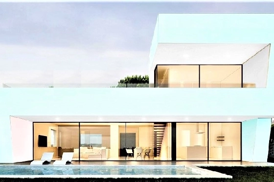 Villa in Moraira(Benimeit) zu verkaufen, Woongedeelte 185 m², Bouwjaar 2020, Klimaanlage, Grondstuk 850 m², 4 Slaapkamers, 3 Badkamers, Pool, ref.: BI-MT.H-742-5
