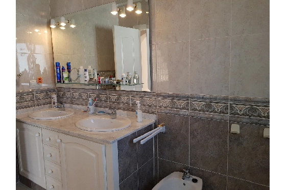 Sommerhaus in Els Poblets zur Ferienvermietung, Woongedeelte 156 m², Bouwjaar 1999, + Zentralheizung, Klimaanlage, Grondstuk 460 m², 3 Slaapkamers, 2 Badkamers, ref.: V-0220-21