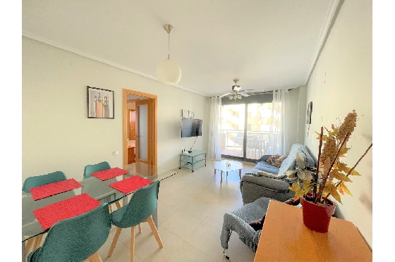 Apartment in Denia(Las Marinas) zur Ferienvermietung, Woongedeelte 94 m², Bouwjaar 2009, Zustand gepflegt, + Zentralheizung, Klimaanlage, 3 Slaapkamers, 2 Badkamers, Pool, ref.: T-0715-5