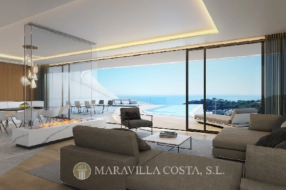 Villa in Altea Hills zu verkaufen, Woongedeelte 412 m², + Fussbodenheizung, Klimaanlage, Grondstuk 979 m², 4 Slaapkamers, 4 Badkamers, Pool, ref.: MV-2470-4