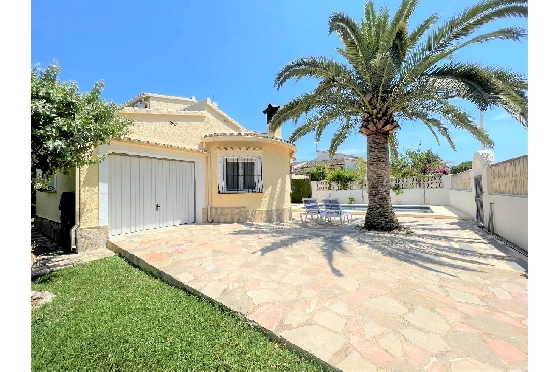 Villa in Els Poblets(Barranquets) zur Ferienvermietung, Woongedeelte 110 m², Bouwjaar 2001, + KLIMA, Klimaanlage, Grondstuk 400 m², 3 Slaapkamers, 2 Badkamers, Pool, ref.: T-0421-4