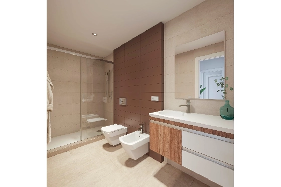Apartment in Moraira zu verkaufen, Woongedeelte 103 m², + KLIMA, Klimaanlage, 3 Slaapkamers, 1 Badkamers, Pool, ref.: UH-UHM1917-D-4