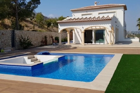 Villa in Javea zu verkaufen, Woongedeelte 360 m², Klimaanlage, Grondstuk 1050 m², 4 Slaapkamers, 4 Badkamers, Pool, ref.: BS-3974773-16