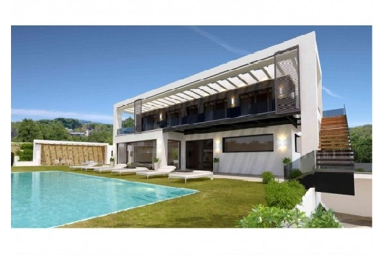 Villa in Benissa zu verkaufen, Woongedeelte 350 m², Klimaanlage, Grondstuk 1272 m², 4 Slaapkamers, 4 Badkamers, Pool, ref.: BS-3974718-1