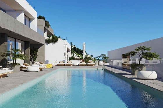 Apartment in Pedreguer zu verkaufen, Woongedeelte 307 m², Klimaanlage, 3 Slaapkamers, 2 Badkamers, Pool, ref.: BS-5241958-15