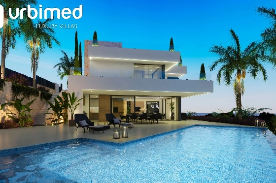 Villa in Denia zu verkaufen, Woongedeelte 734 m², Klimaanlage, Grondstuk 2 m², 5 Slaapkamers, 7 Badkamers, Pool, ref.: UM-UV-IPANEMA-1