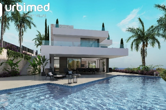 Villa in Denia zu verkaufen, Woongedeelte 734 m², Klimaanlage, Grondstuk 2 m², 5 Slaapkamers, 7 Badkamers, Pool, ref.: UM-UV-IPANEMA-11