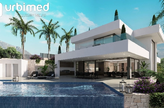 Villa in Denia zu verkaufen, Woongedeelte 734 m², Klimaanlage, Grondstuk 2 m², 5 Slaapkamers, 7 Badkamers, Pool, ref.: UM-UV-IPANEMA-6