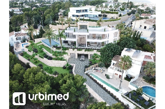 Villa in Denia zu verkaufen, Woongedeelte 734 m², Klimaanlage, Grondstuk 2 m², 5 Slaapkamers, 7 Badkamers, Pool, ref.: UM-UV-IPANEMA-7