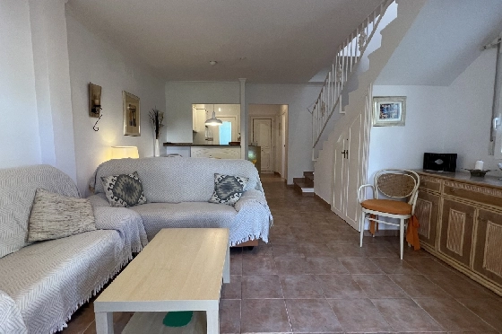 Reihenhaus in Denia(Las Marinas) zur Ferienvermietung, Woongedeelte 98 m², Bouwjaar 2001, Zustand gepflegt, + KLIMA, Klimaanlage, 2 Slaapkamers, 2 Badkamers, Pool, ref.: T-0222-7