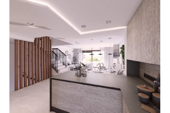 Stadthaus in Istan(Terreno Sau) zu verkaufen, Wohnfläche 191 m², Grundstück 290 m², 3 Schlafzimmer, 2 Badezimmer, Pool, ref.: TW-ALMAZARA-VIEWS-9