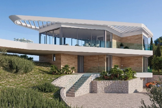 Villa in Javea zu verkaufen, Woongedeelte 420 m², Klimaanlage, 4 Slaapkamers, 5 Badkamers, Pool, ref.: BS-7149759-1