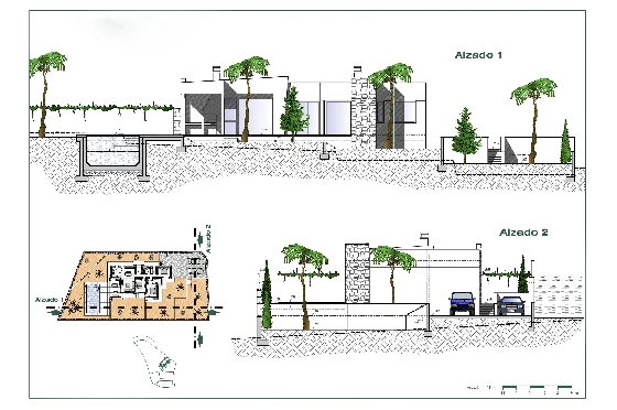 Villa in Benissa zu verkaufen, Woongedeelte 138 m², Bouwjaar 2022, Klimaanlage, Grondstuk 800 m², 3 Slaapkamers, 2 Badkamers, Pool, ref.: BI-BE.H-859-6