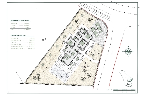 Villa in Benissa zu verkaufen, Woongedeelte 150 m², Bouwjaar 2022, Klimaanlage, Grondstuk 800 m², 3 Slaapkamers, 2 Badkamers, Pool, ref.: BI-BE.H-863-4