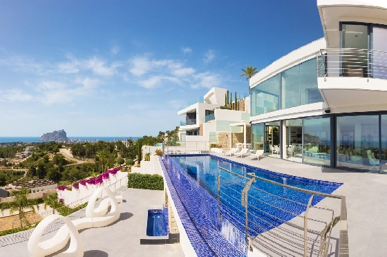 Villa in Benissa zu verkaufen, Woongedeelte 544 m², Bouwjaar 2017, + Fussbodenheizung, Klimaanlage, Grondstuk 1792 m², 5 Slaapkamers, 6 Badkamers, Pool, ref.: HG-3517-1
