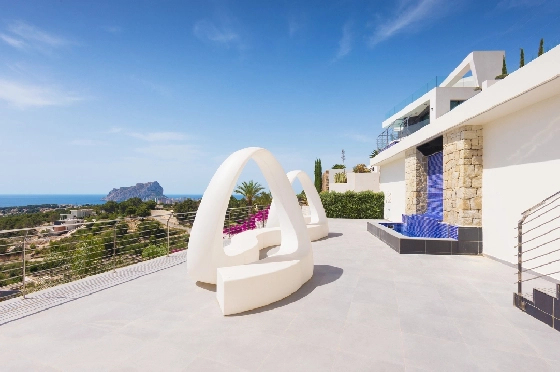 Villa in Benissa zu verkaufen, Woongedeelte 544 m², Bouwjaar 2017, + Fussbodenheizung, Klimaanlage, Grondstuk 1792 m², 5 Slaapkamers, 6 Badkamers, Pool, ref.: HG-3517-2