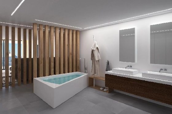 Villa in Altea zu verkaufen, Woongedeelte 330 m², Bouwjaar 2019, + Fussbodenheizung, Grondstuk 1074 m², 4 Slaapkamers, 4 Badkamers, ref.: NL-NLD1085-10