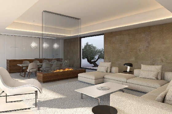 Villa in Altea zu verkaufen, Woongedeelte 330 m², Bouwjaar 2019, + Fussbodenheizung, Grondstuk 1074 m², 4 Slaapkamers, 4 Badkamers, ref.: NL-NLD1085-7