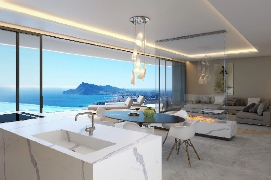 Villa in Altea zu verkaufen, Woongedeelte 280 m², Bouwjaar 2019, + Fussbodenheizung, Grondstuk 973 m², 4 Slaapkamers, 4 Badkamers, ref.: NL-NLD1086-7