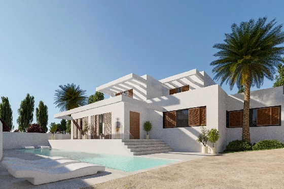 Villa in Moraira zu verkaufen, Woongedeelte 298 m², + Fussbodenheizung, Klimaanlage, Grondstuk 811 m², 4 Slaapkamers, 4 Badkamers, Pool, ref.: NL-NLD1218-2