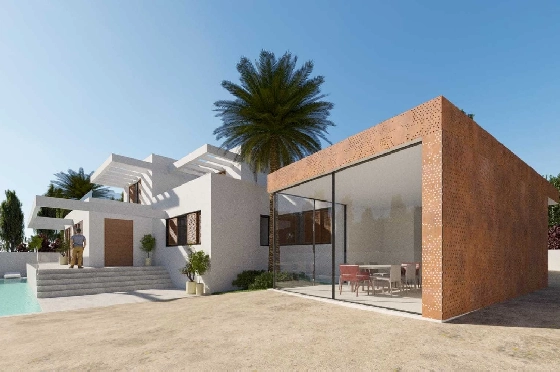 Villa in Moraira zu verkaufen, Woongedeelte 298 m², + Fussbodenheizung, Klimaanlage, Grondstuk 811 m², 4 Slaapkamers, 4 Badkamers, Pool, ref.: NL-NLD1218-8