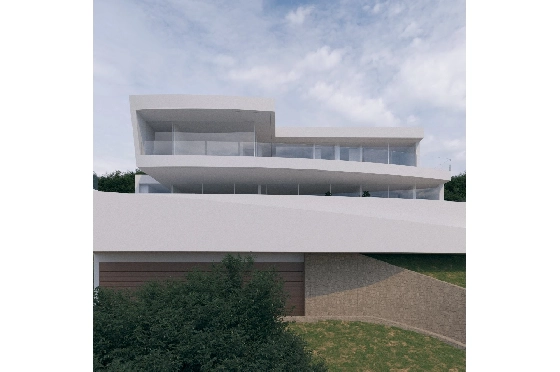 Villa in Moraira zu verkaufen, Woongedeelte 600 m², Bouwjaar 2022, + Fussbodenheizung, Klimaanlage, Grondstuk 1237 m², 4 Slaapkamers, 4 Badkamers, Pool, ref.: NL-NLD1219-5