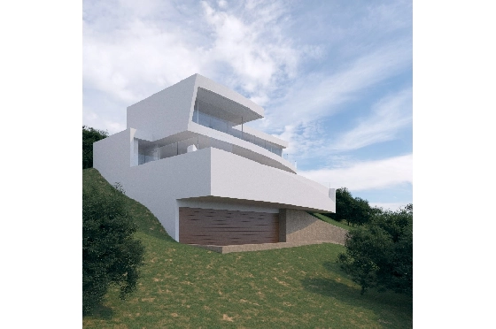 Villa in Moraira zu verkaufen, Woongedeelte 600 m², Bouwjaar 2022, + Fussbodenheizung, Klimaanlage, Grondstuk 1237 m², 4 Slaapkamers, 4 Badkamers, Pool, ref.: NL-NLD1219-6