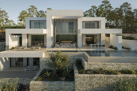 Villa in Javea zu verkaufen, Woongedeelte 677 m², + Zentralheizung, Klimaanlage, Grondstuk 925 m², 4 Slaapkamers, 6 Badkamers, Pool, ref.: NL-NLD1257-2