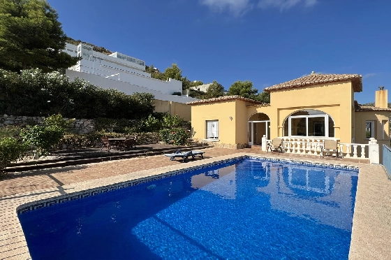 Villa in Pedreguer(Monte Solana) zu verkaufen, Woongedeelte 239 m², Bouwjaar 2005, + KLIMA, Klimaanlage, Grondstuk 873 m², 3 Slaapkamers, 3 Badkamers, Pool, ref.: SB-2222-23