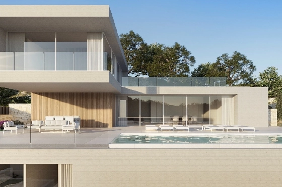 Villa in Moraira zu verkaufen, Woongedeelte 548 m², + Zentralheizung, Klimaanlage, Grondstuk 964 m², 4 Slaapkamers, 4 Badkamers, Pool, ref.: NL-NLD1345-1