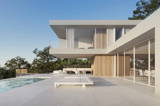 Villa in Moraira zu verkaufen, Woongedeelte 548 m², + Zentralheizung, Klimaanlage, Grondstuk 964 m², 4 Slaapkamers, 4 Badkamers, Pool, ref.: NL-NLD1345-2