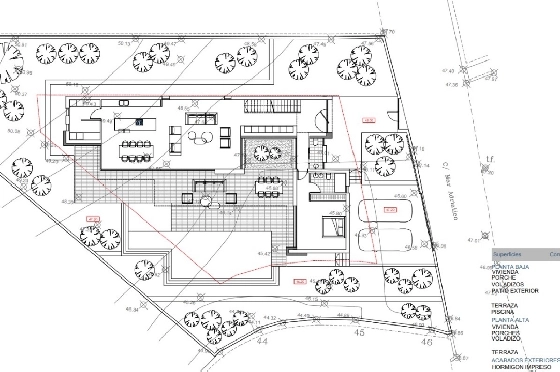 Villa in Moraira zu verkaufen, Woongedeelte 801 m², + Zentralheizung, Klimaanlage, Grondstuk 307 m², 4 Slaapkamers, 3 Badkamers, Pool, ref.: NL-NLD1349-2