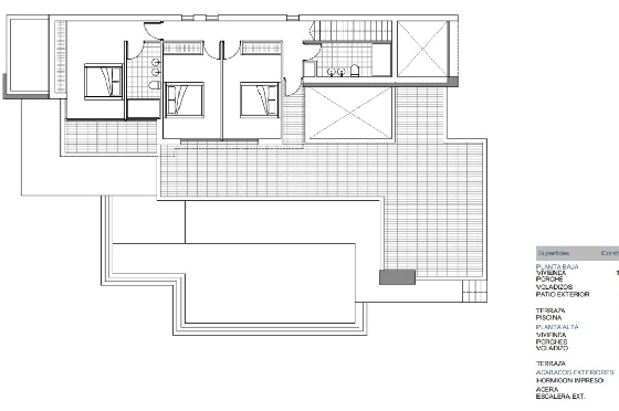 Villa in Moraira zu verkaufen, Woongedeelte 801 m², + Zentralheizung, Klimaanlage, Grondstuk 307 m², 4 Slaapkamers, 3 Badkamers, Pool, ref.: NL-NLD1349-3