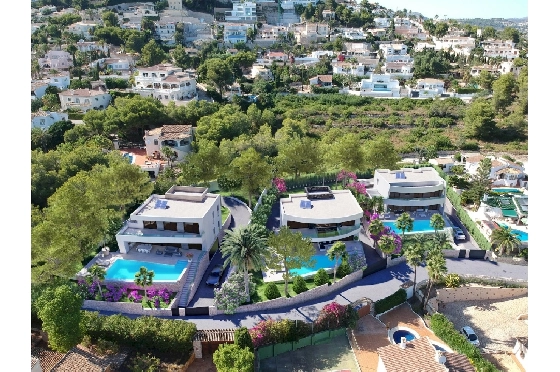 Villa in Moraira zu verkaufen, Bouwjaar 2022, + Fussbodenheizung, Klimaanlage, Grondstuk 802 m², 4 Slaapkamers, 4 Badkamers, Pool, ref.: NL-NLD1360-3
