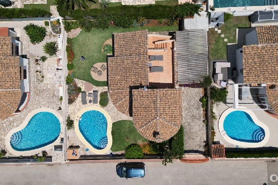Villa in Els Poblets zur Ferienvermietung, Woongedeelte 107 m², Bouwjaar 1998, Zustand gepflegt, + KLIMA, Klimaanlage, Grondstuk 400 m², 3 Slaapkamers, 2 Badkamers, Pool, ref.: T-0223-18