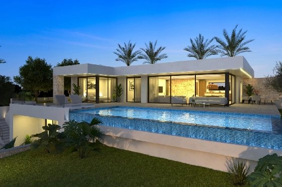 Villa in Denia zu verkaufen, Woongedeelte 259 m², Klimaanlage, Grondstuk 1118 m², 4 Slaapkamers, 4 Badkamers, Pool, ref.: UM-UV-MANDARINA-II-14