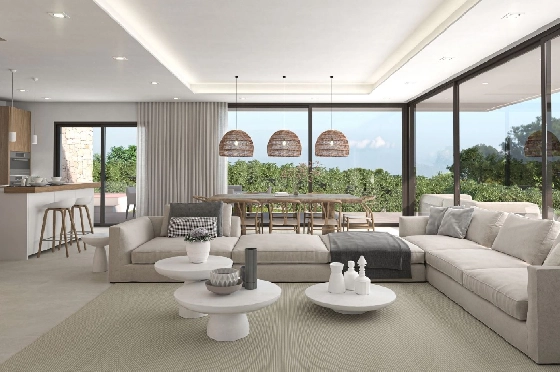 Villa in Denia zu verkaufen, Woongedeelte 259 m², Klimaanlage, Grondstuk 1118 m², 4 Slaapkamers, 4 Badkamers, Pool, ref.: UM-UV-MANDARINA-II-17