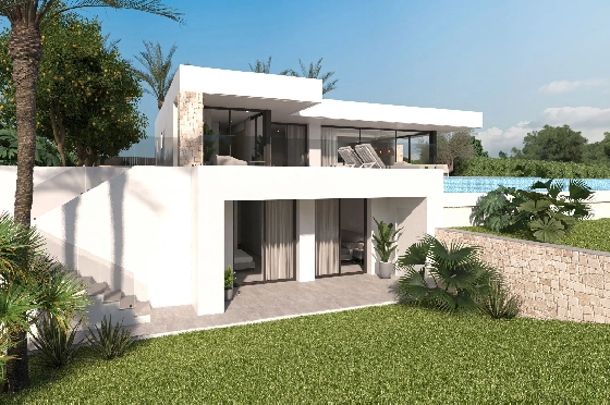 Villa in Denia zu verkaufen, Woongedeelte 259 m², Klimaanlage, Grondstuk 1118 m², 4 Slaapkamers, 4 Badkamers, Pool, ref.: UM-UV-MANDARINA-II-2