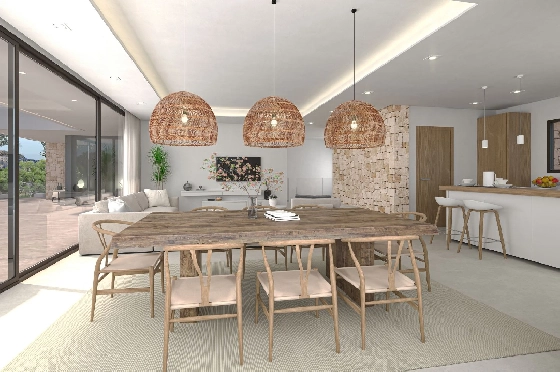 Villa in Denia zu verkaufen, Woongedeelte 259 m², Klimaanlage, Grondstuk 1118 m², 4 Slaapkamers, 4 Badkamers, Pool, ref.: UM-UV-MANDARINA-II-5