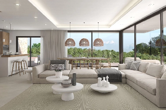 Villa in Denia zu verkaufen, Woongedeelte 259 m², Klimaanlage, Grondstuk 1118 m², 4 Slaapkamers, 4 Badkamers, Pool, ref.: UM-UV-MANDARINA-II-7