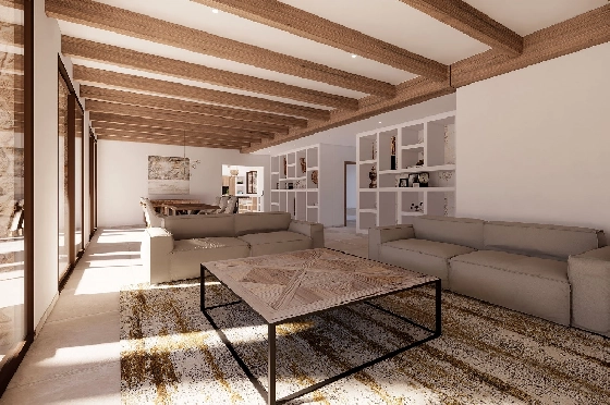 Finca in Benissa(Llenes) zu verkaufen, Woongedeelte 368 m², Bouwjaar 2023, Klimaanlage, Grondstuk 10000 m², 4 Slaapkamers, 4 Badkamers, Pool, ref.: BI-BE.F-164-10
