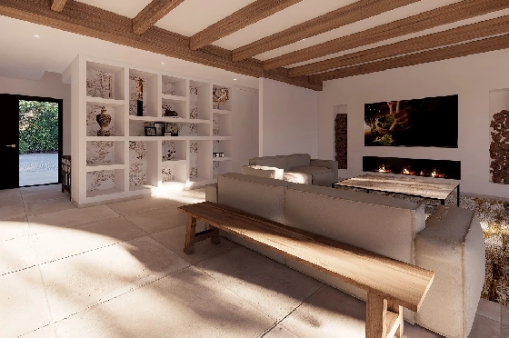 Finca in Benissa(Llenes) zu verkaufen, Woongedeelte 368 m², Bouwjaar 2023, Klimaanlage, Grondstuk 10000 m², 4 Slaapkamers, 4 Badkamers, Pool, ref.: BI-BE.F-164-11
