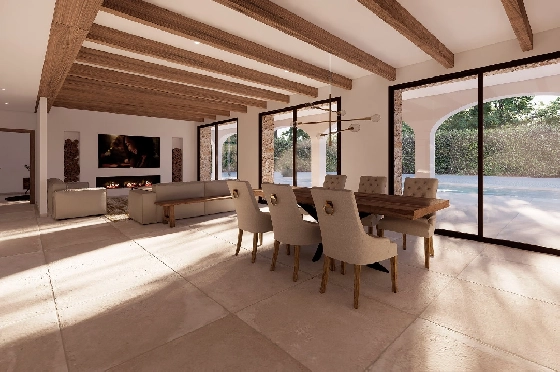 Finca in Benissa(Llenes) zu verkaufen, Woongedeelte 368 m², Bouwjaar 2023, Klimaanlage, Grondstuk 10000 m², 4 Slaapkamers, 4 Badkamers, Pool, ref.: BI-BE.F-164-12