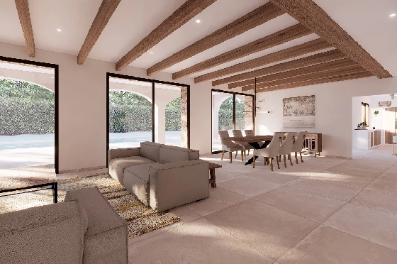 Finca in Benissa(Llenes) zu verkaufen, Woongedeelte 368 m², Bouwjaar 2023, Klimaanlage, Grondstuk 10000 m², 4 Slaapkamers, 4 Badkamers, Pool, ref.: BI-BE.F-164-13